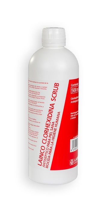 Clorhexidina Scrub 500 ml - Lainco