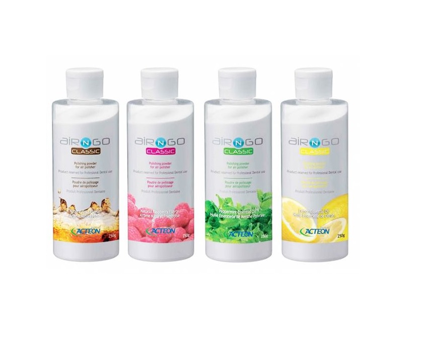 Bicarbonato AIR-N-GO 4 x 250 grs. Multisabor - Acteon-Satelec