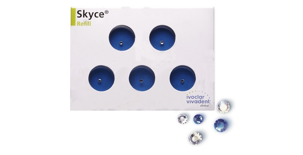 Skyce reposición joyas cristal 5u (brillantes)