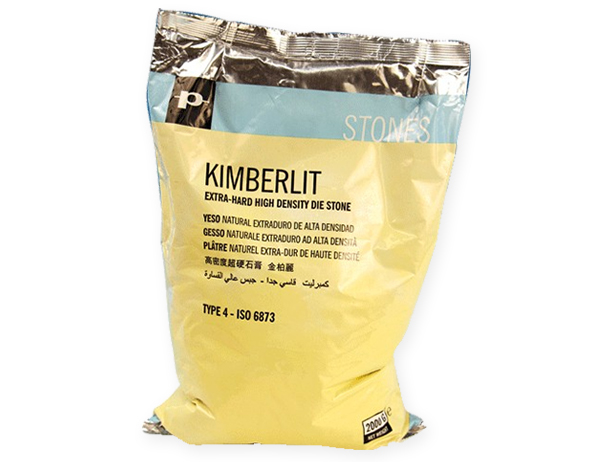 Yeso tipo IV Kimberlit Dorado extraduro 18kg Protechno