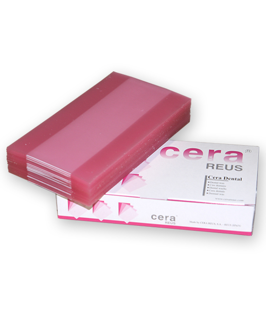 Cera rosa modelar de 1,5mm climas cálidos 20 placas  450g - Reus