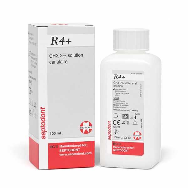 R4+ Desinfectante Endodóntico Frasco 100ml. Septodont