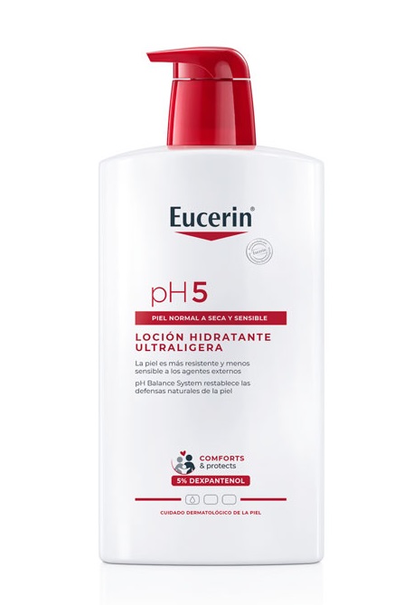 Eucerin Ultraligera Loción Hidratante 1L