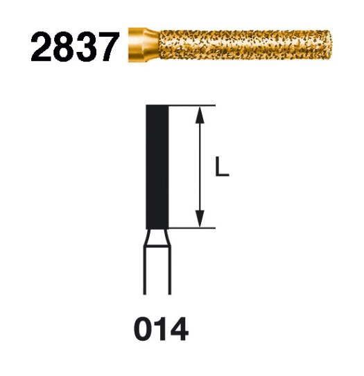 Fresa diamante turbina Fig.2837314 cal.014 S2000 - Komet 5u