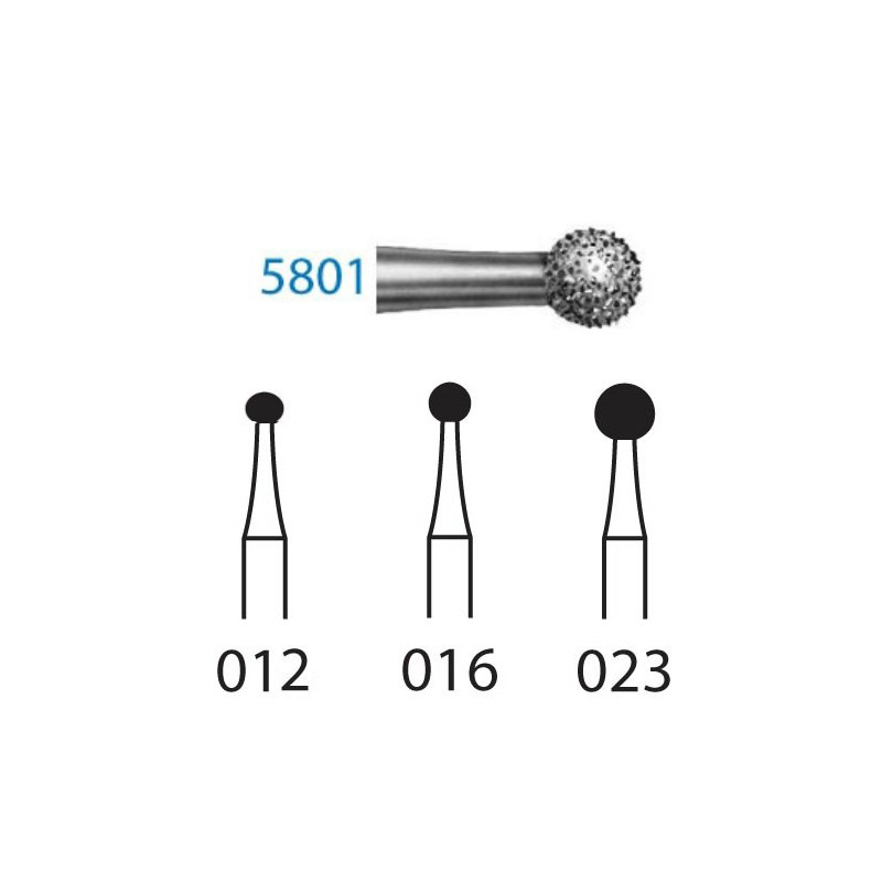 Fresas diamante turbina Fig.5801314 - Komet 5u