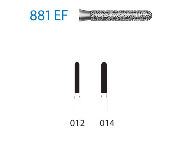 Fresa diamante turbina Fig.881EF314 - Komet 5u