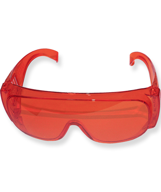 Gafas protección luz halógena