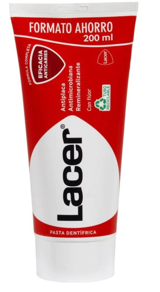 Lacer pasta dentífrica cuidado bucal  200 ml.