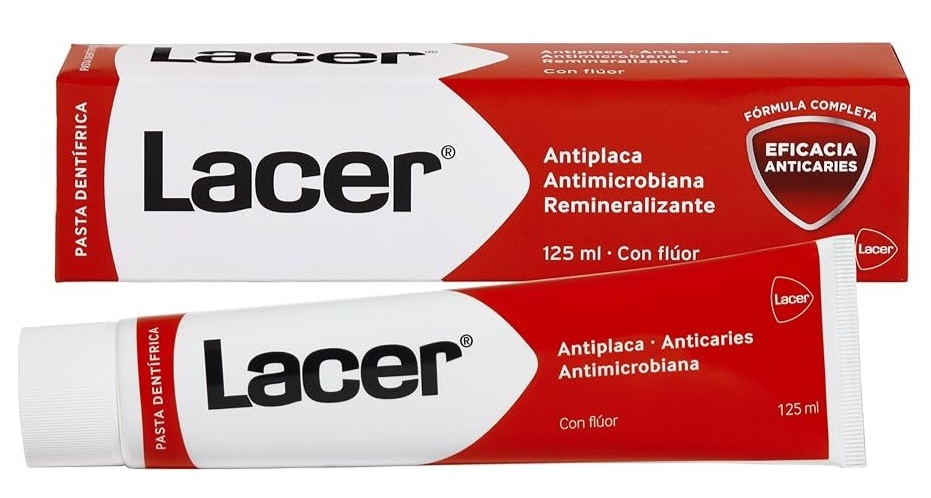 Lacer pasta dentífrica cuidado bucal  125 ml.