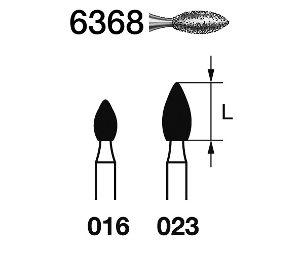 Fresa diamante turbina Fig.6368314 - Komet 5u