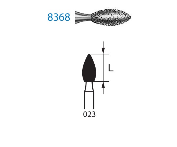 Fresa diamante turbina Fig.8368315 - Komet 5u