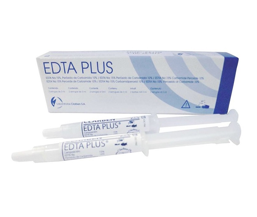 EDTA PLUS gel 2 jeringas x 3ml Clarben