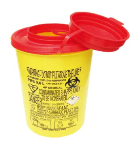 Contenedor de agujas 0.60 ml.