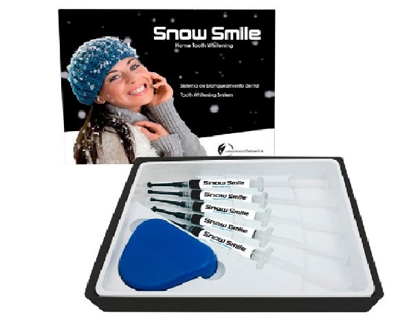 Blanqueamiento Home Snow Smile - Peróxido Carbamida 16% 5 jeringas 3 ml.