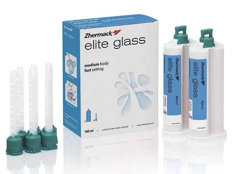 Elite Glass 2 cartuchos 50 ml + 6 puntas mezcla