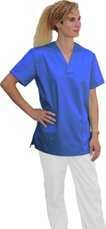 Camisa cuello pico Azul Marino