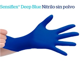 Guantes de nitrilo azul Sensiflex Deep Blue 100u.