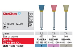 StarGloss Pulidor Cerámica Forma Copa RA 6u EDENTA