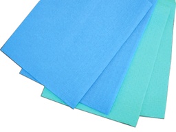 Tallas papel plástico Euronda azul/verde