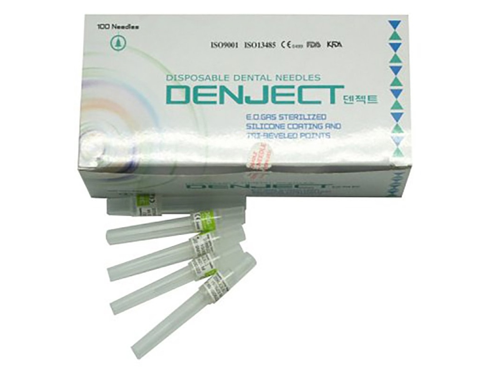 Agujas Denject cono plástico